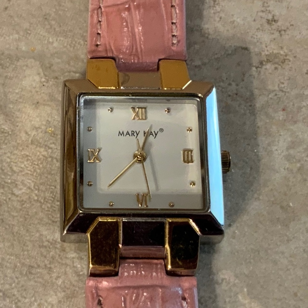 Mary Kay Pink Watch Leather Band